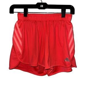 Hot Pink Adidas Elastic Waist Pull OnRunning Shorts Size S